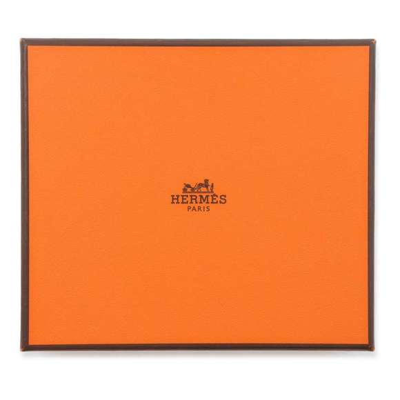 Hermes Paddock Chevre Misor Coin Case Wallet Mauve Silvestre Mint - Picture 6 of 6